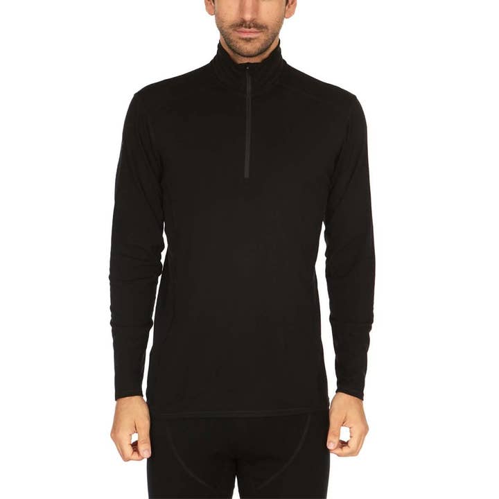 Minus33 Merino Wool - Wholesale T-Shirt - Men's - Microweight Men's Wool 1/4 Zip Woolverino