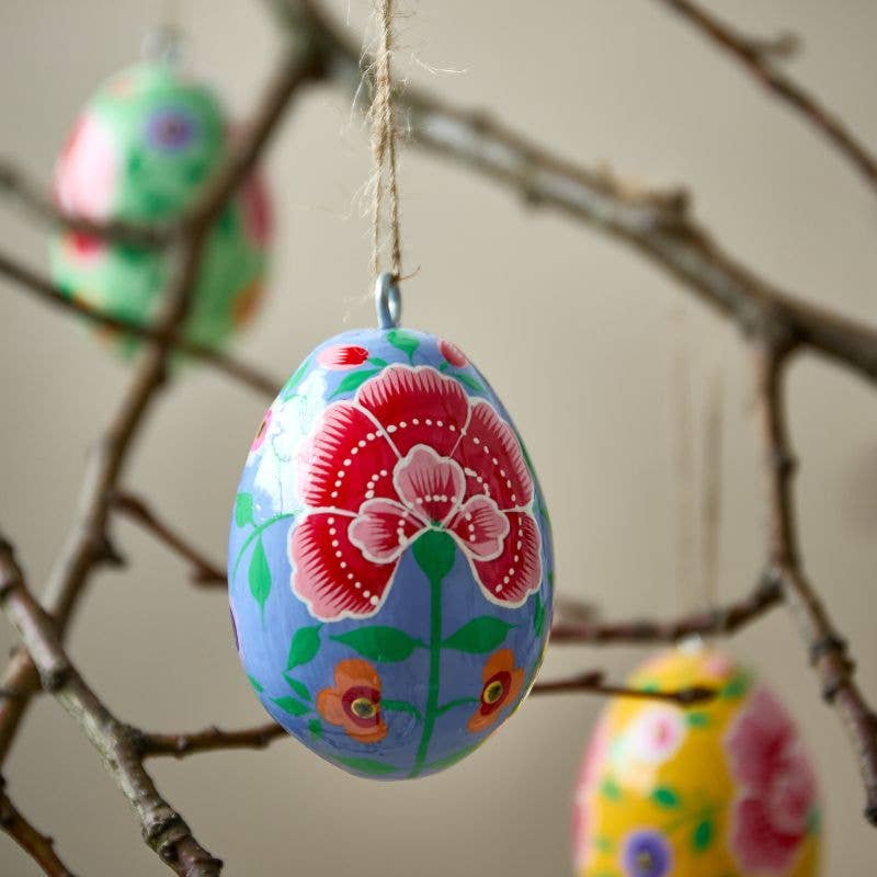 Dalit Goods Co - Vendita all'ingrosso Decorazione - Uovo Solido Sospeso | Viola0