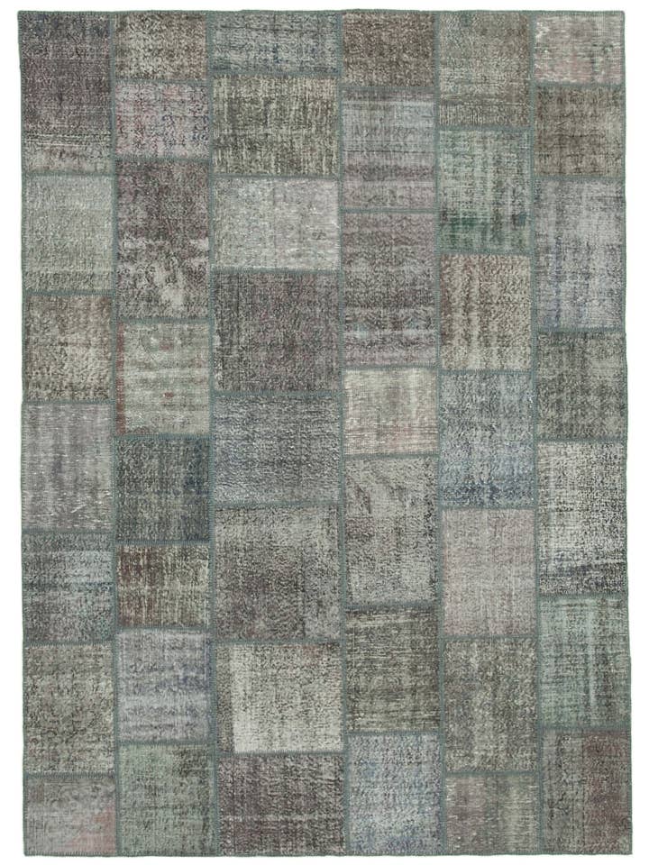 8x11 Grey Patchwork Rug- 29678 for wholesale by RUG N CARPET