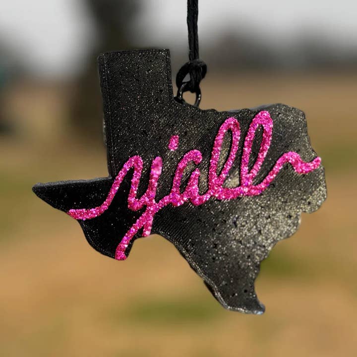 Texas Y'all Car Freshie/Car Scent/Air Freshener/State for wholesale by Scent Story Freshies