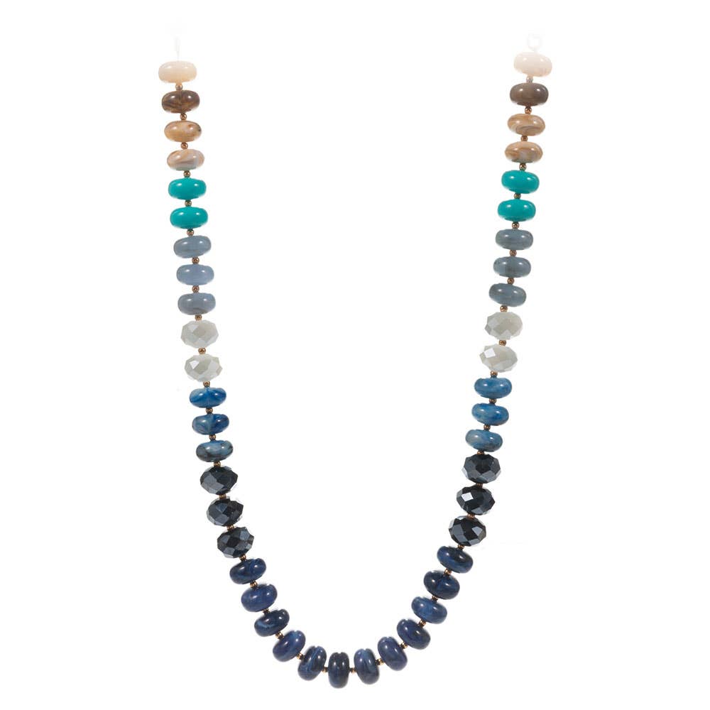 Sensibling Corp. - Wholesale Beaded/Pearl Necklace - Gradient Multi Beaded Necklace1