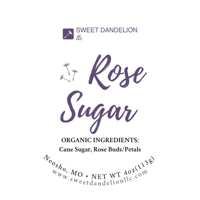 Sweet Dandelion, llc - Wholesale Sugar/Sweetener - Rose Sugar