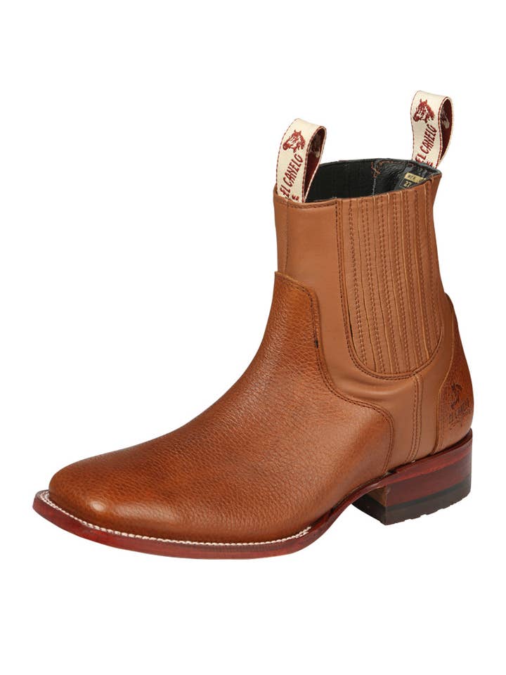 Botas de Tornozelo para Homem El Canelo - Caisson Tan 45209 por atacado de El General Western Wear