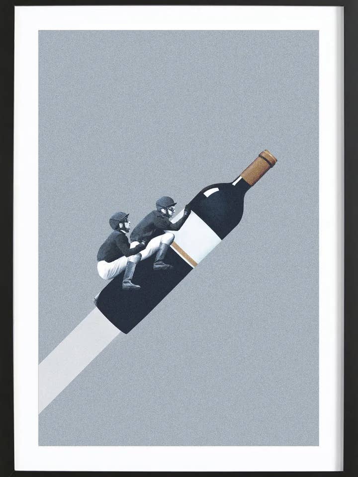 Affiche encadrée de qualité supérieure Nous roulons jusqu'à pour la vente par JUNIQE