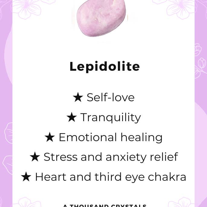 Lepidolite Crystal, Spiritual Stone, Ethically Sourced for wholesale by A Thousand Crystals