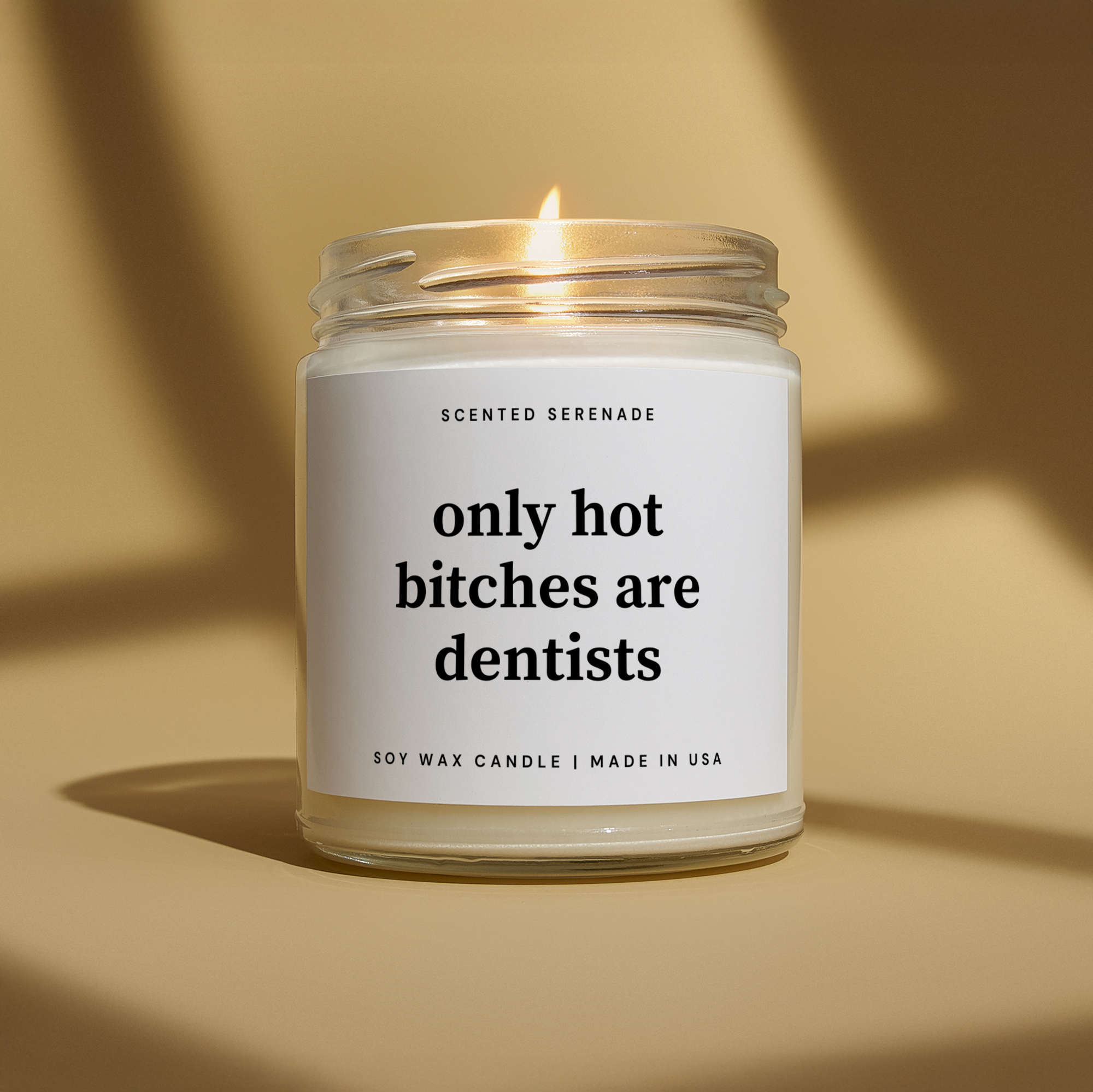 Scented Serenade - Wholesale Jar/Filled Candle - Hot Bitches are Dentists Candle - Funny Dentist Gifts0
