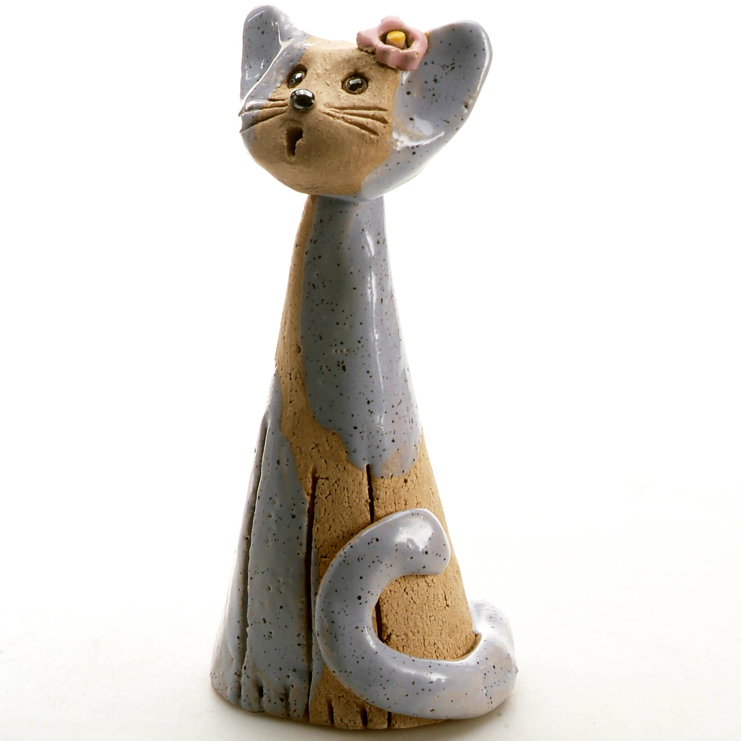 Enigma Supplies - Vendita all'ingrosso Statuette decorative - Simpatica statuetta decorativa in ceramica a forma di gatto | 2 stili2