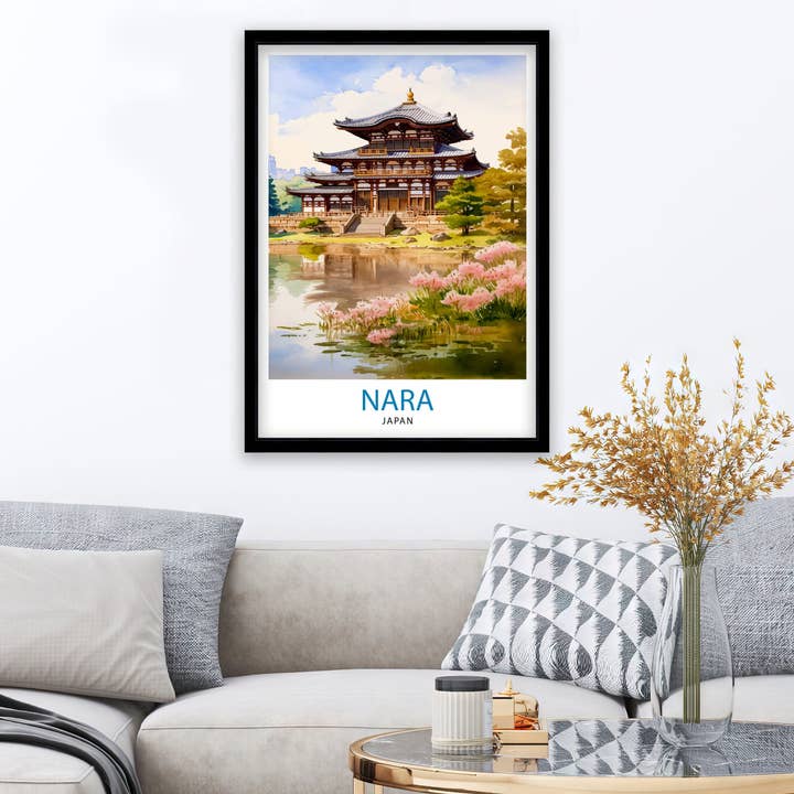 InkNPrintz – wholesale Art print – Nara Japan Travel Poster Nara5