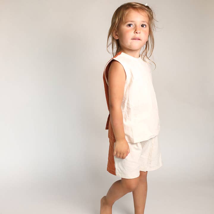 Set Canotta in Lino Remy Reversibile per la vendita all'ingrosso da parte di ntrl co.