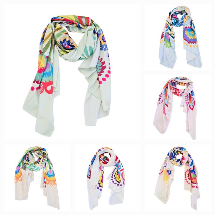 Quadratische Seidentücher 6018 für den Großhandel von Nola by bijusol