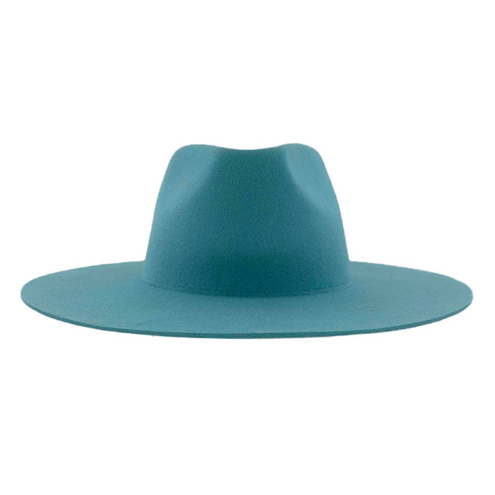 American Hat Makers - Wholesale Fedora - Unisex - 100% Wool Felt Flat Brim Fedora Hat - Style Rancher26