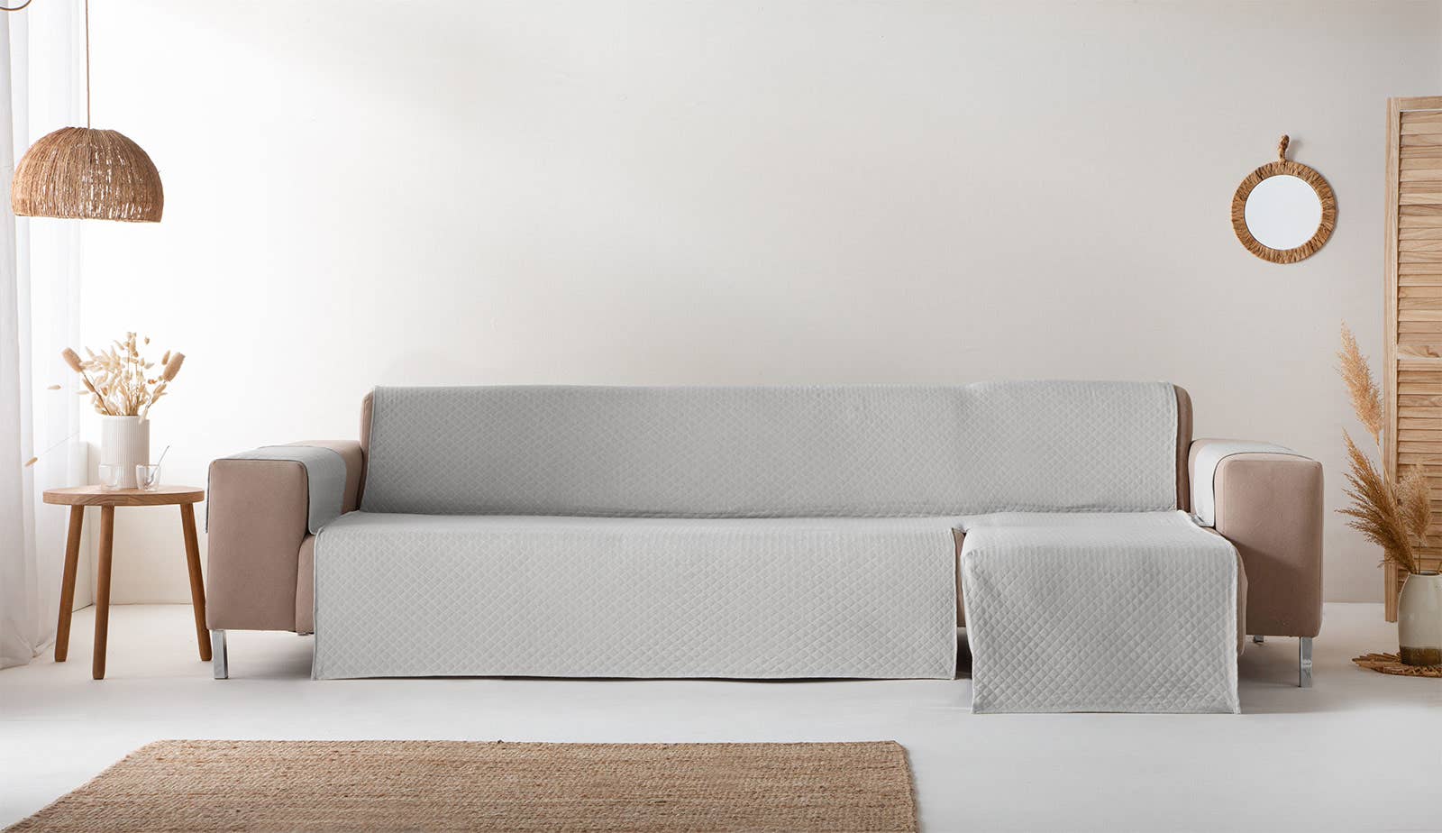 GAMUSI – Capa para cadeira/sofá por atacado – Capa de sofá lisa acolchoada algodão TRIVIAL24