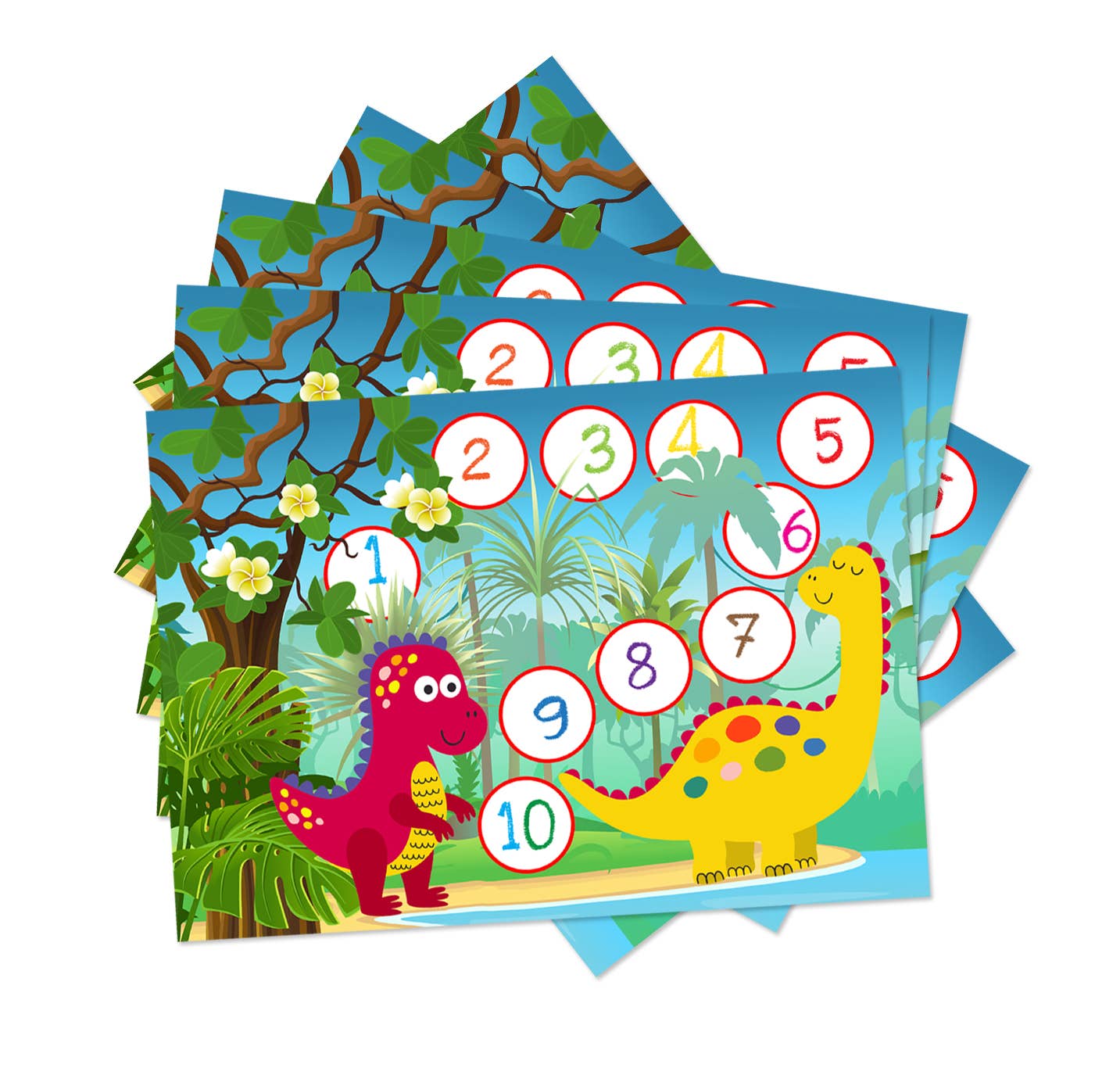 Sticker Varia - Vente Autocollant - Enfant et bébé - Système de récompense Dino + Autocollants + Diplôme3