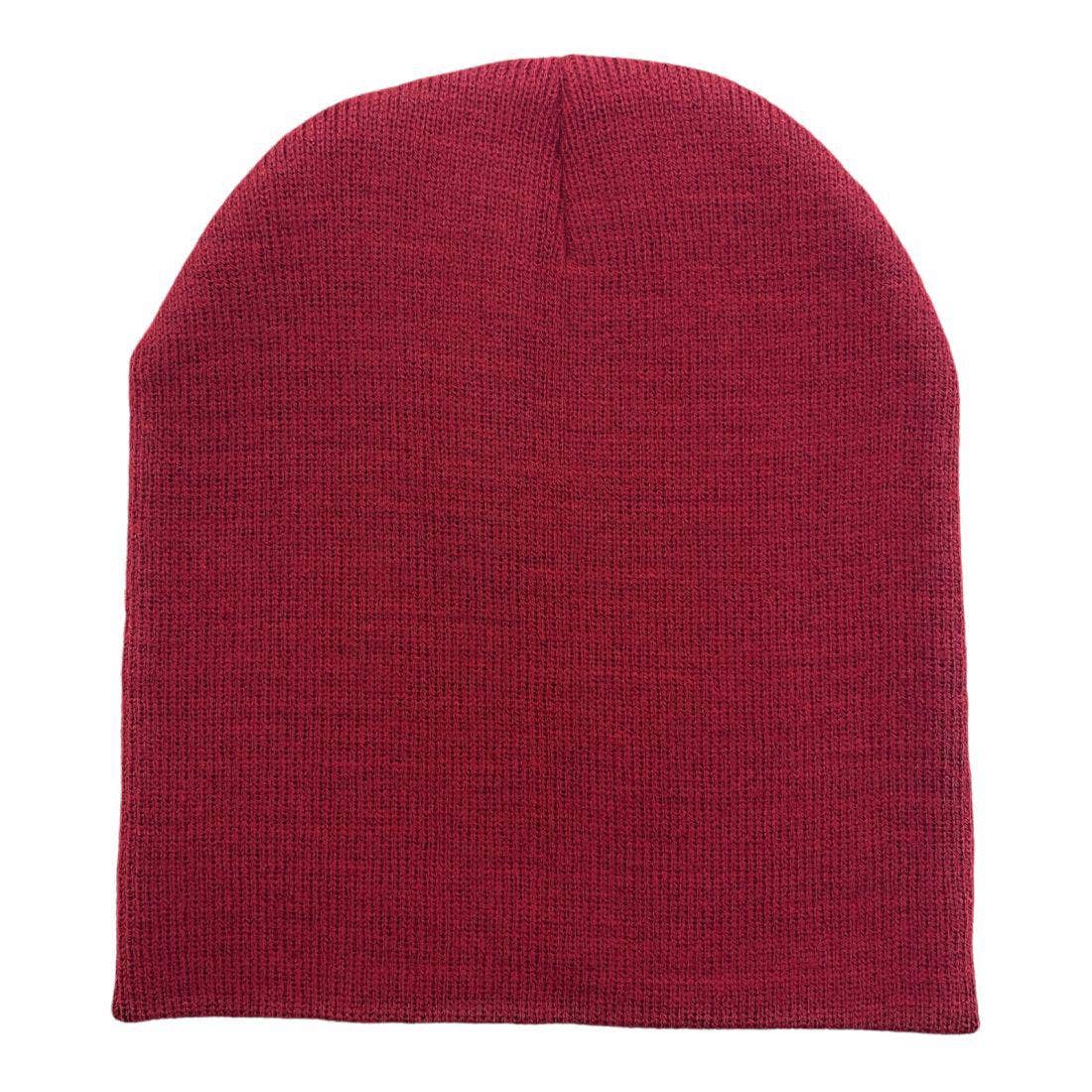The Park Wholesale – Engroshandel Beanie - Unisex – Beanies kasketter toboggan kort uforet blød strik i bulk, multifarvet ensfarvet engroslot12