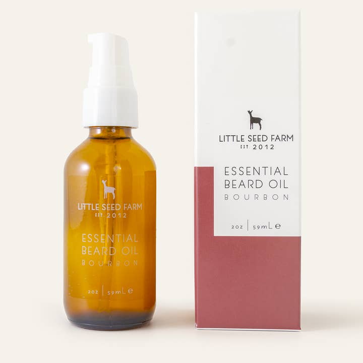 Bourbon Beard Oil for wholesale by Little Seed Farm