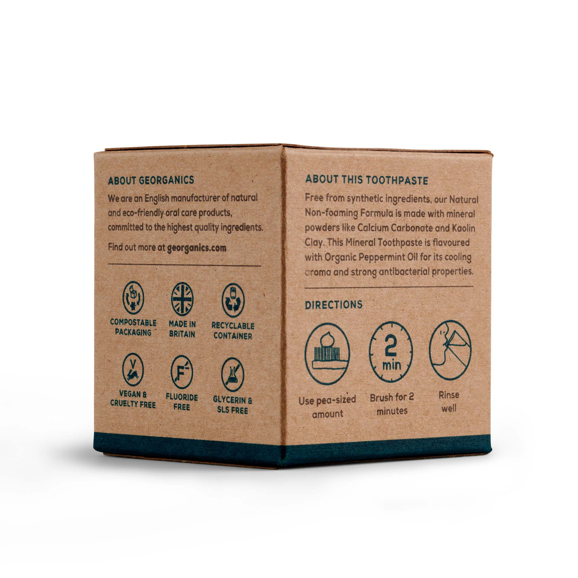 Georganics - Wholesale Toothpaste - Mineral Toothpaste - Peppermint2