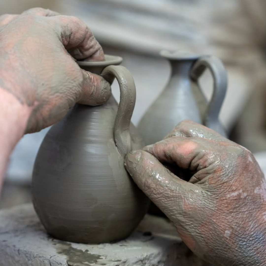 SALA CAFFE CO - Wholesale Olive Oil - 100ml Handcrafted EVOO Ceramic Jug — Dust Colour4