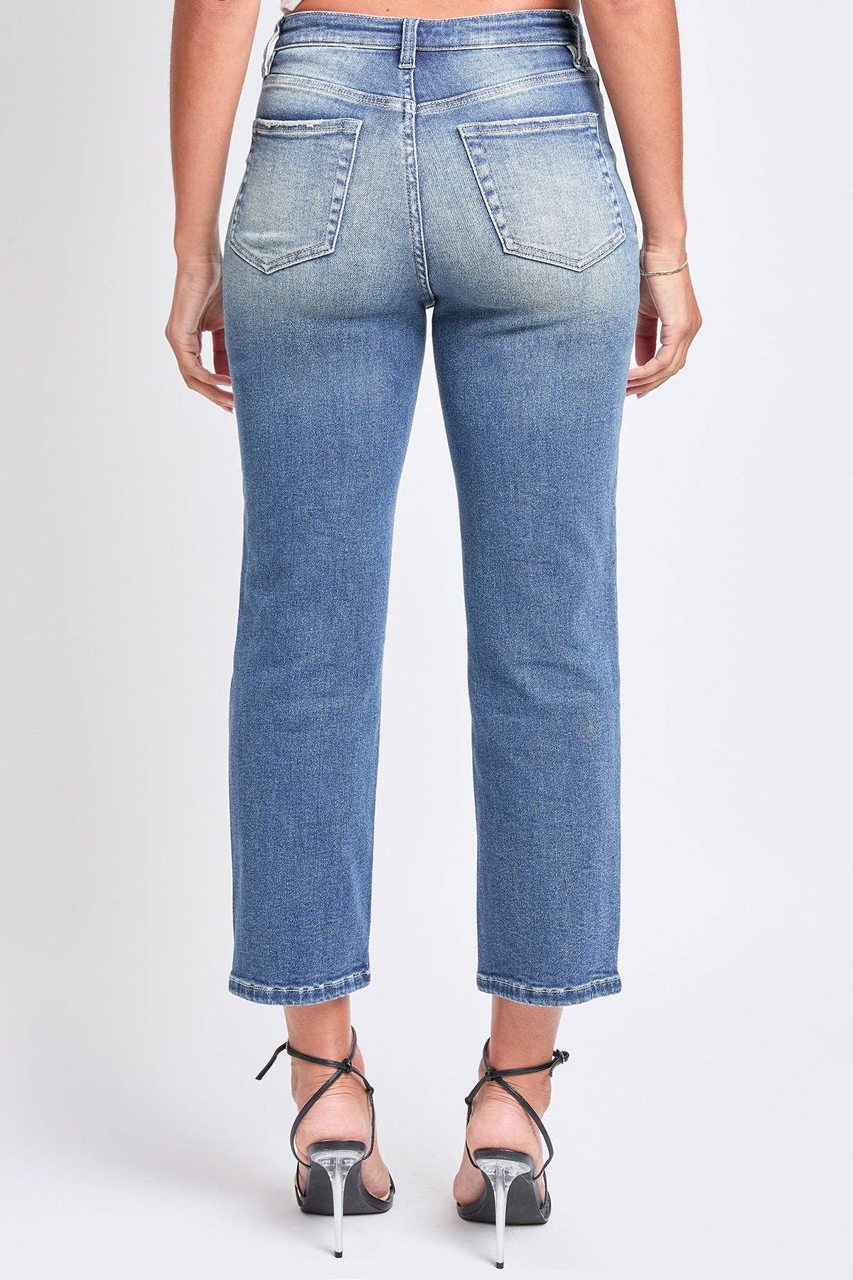 YMI - Wholesale Jeans - Women's - Luxe High Rise Vintage Stretch Straight Leg Jeans-P0271602