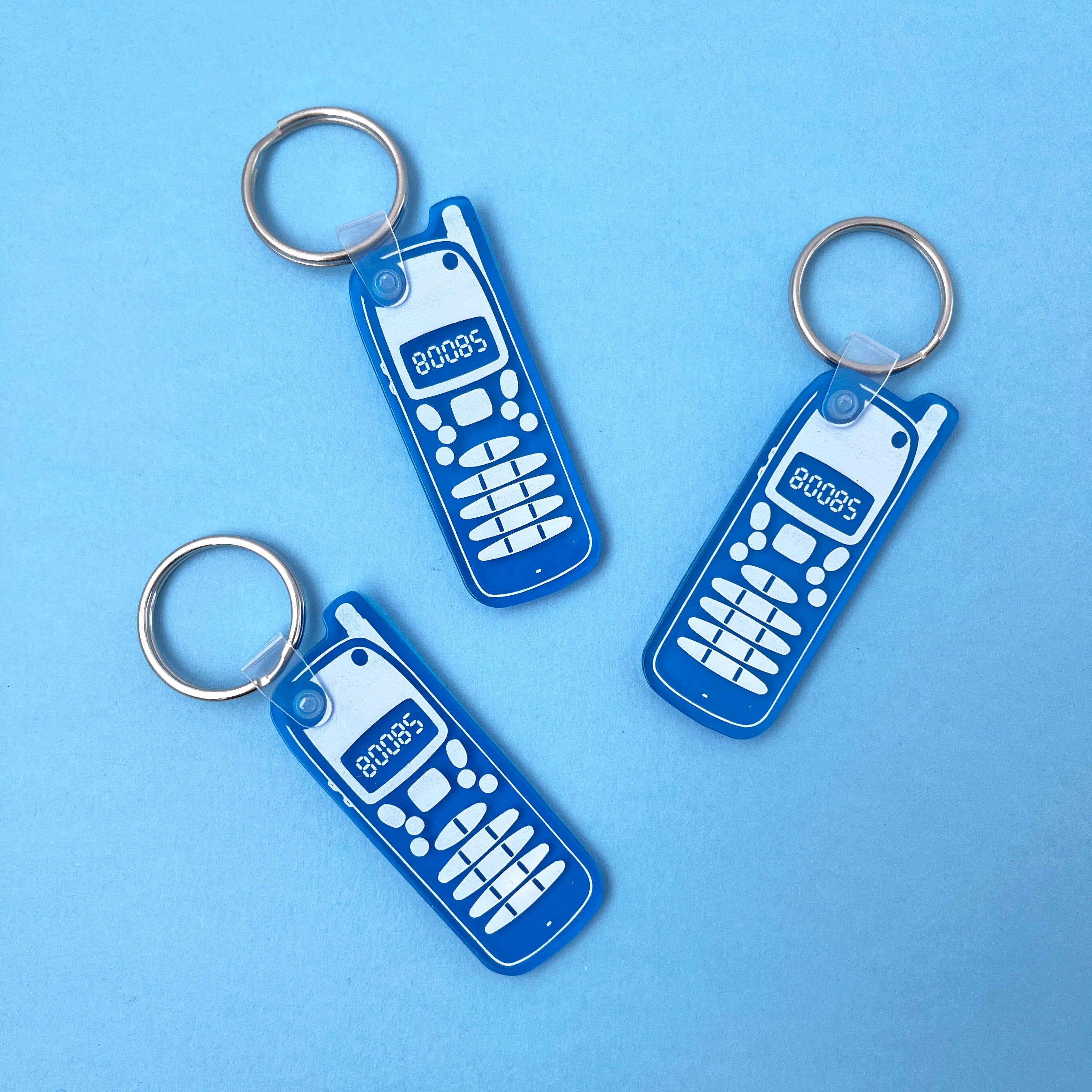 BOOBS Cell Phone Soft Plastic Keychain