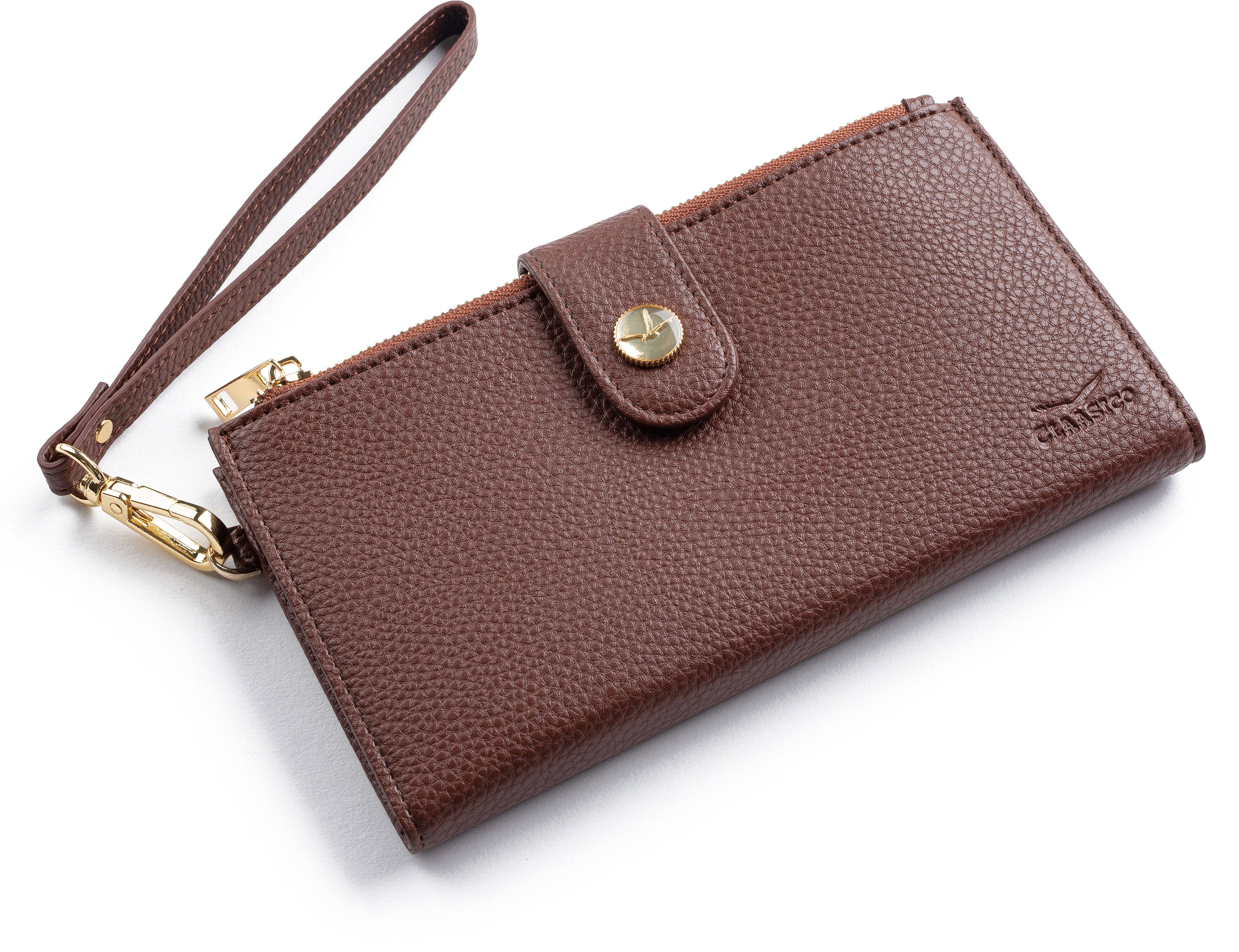 Claasico - Wholesale Phone Wallet - Women's - Women’s RFID wristlet wallet phone holder30