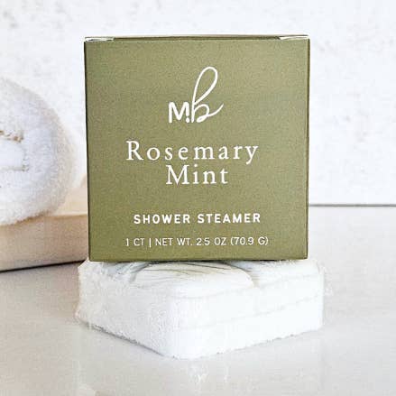 Rosemary Spearmint | 2oz Mix & Match Shower Steamers for wholesale by Milk + Body