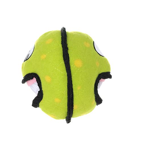Tuffy Dog Toys - VIP Products - Venta al por mayor Juguete de goma - Perros - Juguete para perros Tuffy Alien Ball, verde, duradero, resistente y chirriante