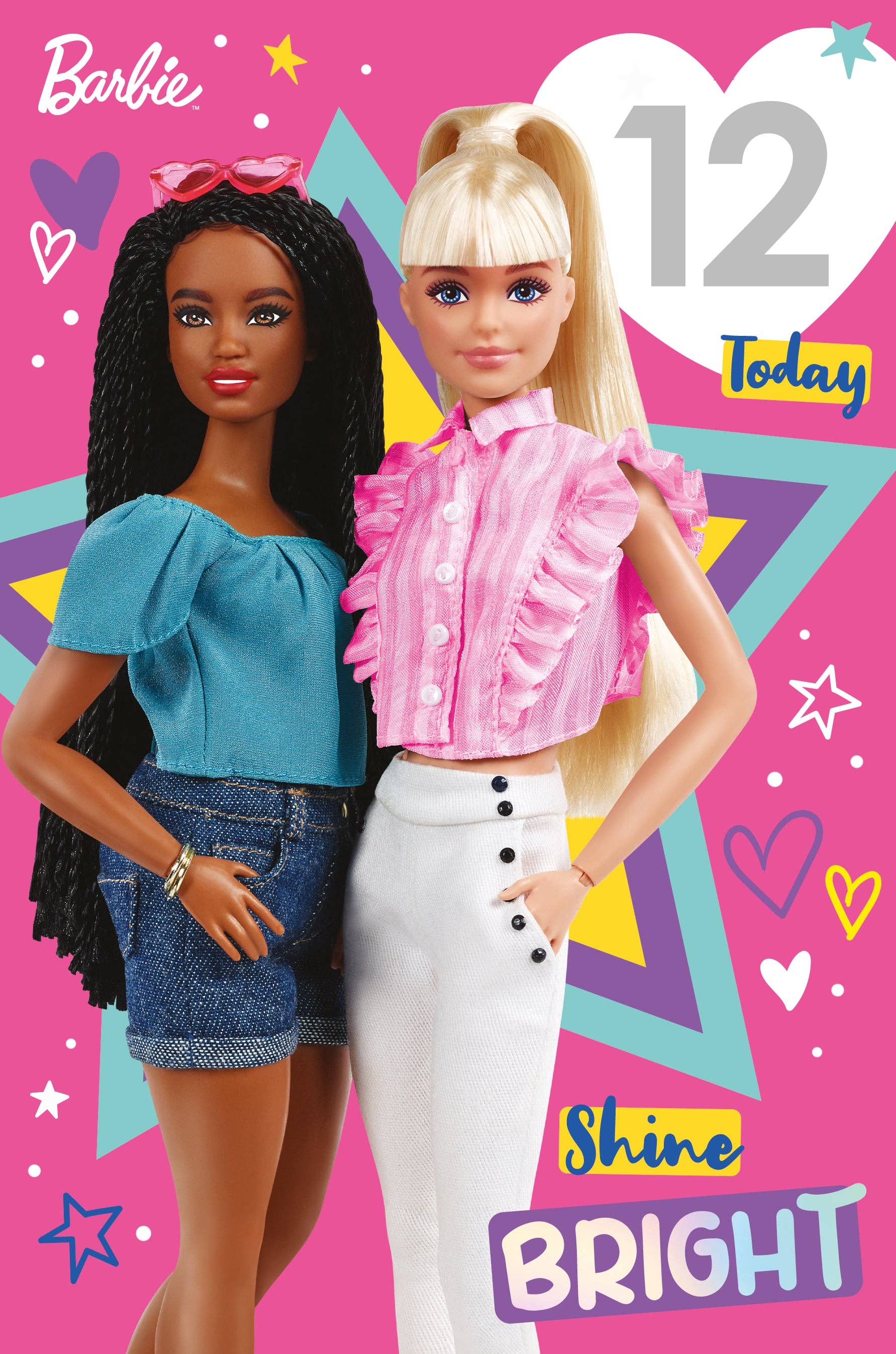 Danilo Promotions Ltd – wholesale Birthday card – Barbie Age Sticker Birthday Card2