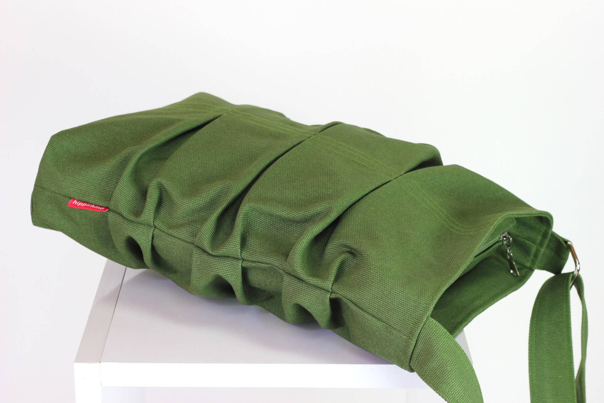 hippirhino – Großhandel Tragetasche – Damen – Grüne kleine Canvas-Einkaufstasche Neuheit Täglicher Gebrauch Hobo Bag0