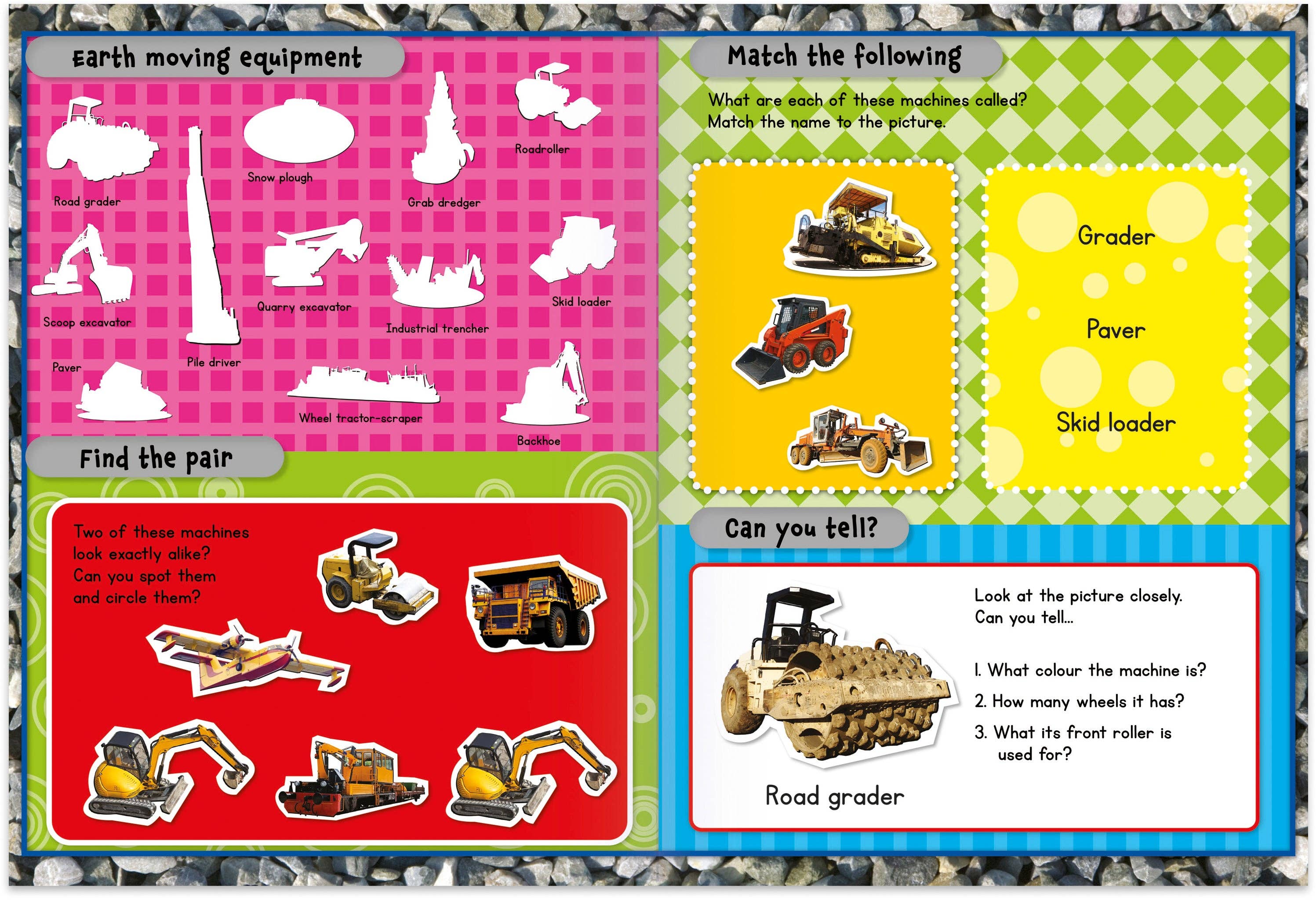 Robert Frederick Ltd – wholesale Sticker – Child & baby – My Book Of 100 Stickers - Vehicles1