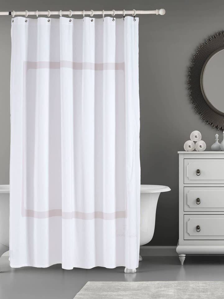 Tenda da doccia Brooks Brothers Contrast Frame per la vendita all'ingrosso da parte di Brooks Brothers