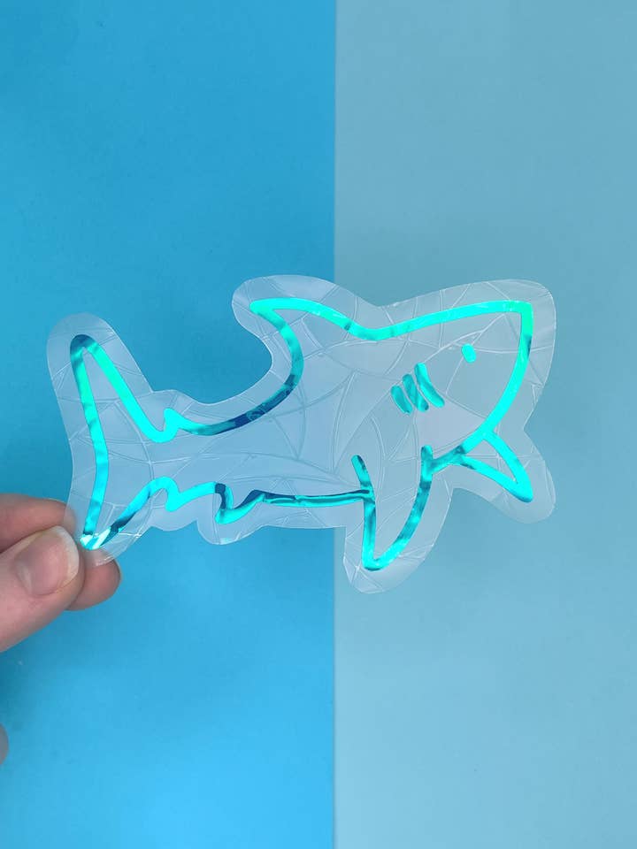 Larry the Shark Suncatcher for wholesale by Poppodopolis