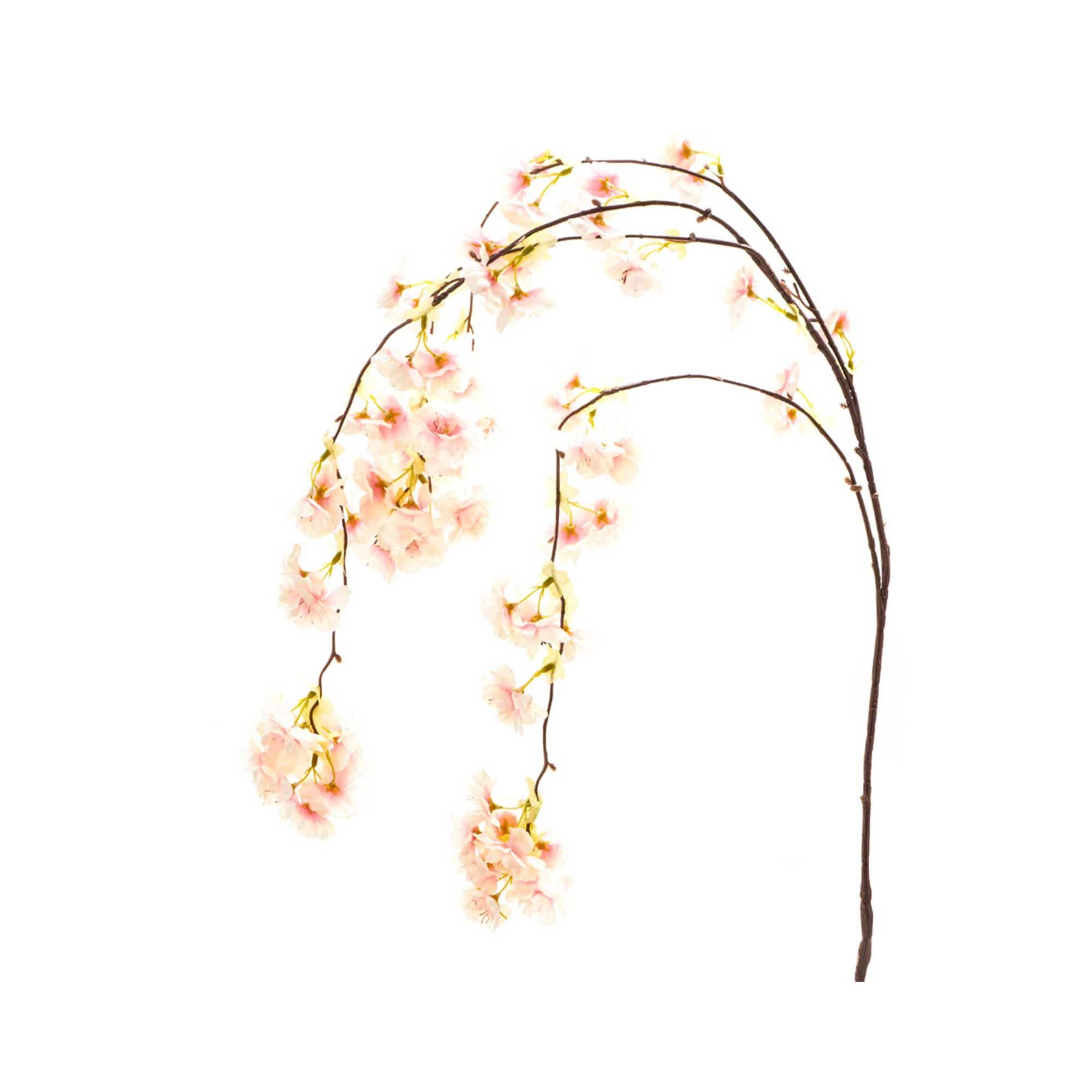 Pink Artificial Cherry Blossom Branch - Artificial Flowers for wholesale on Faire0