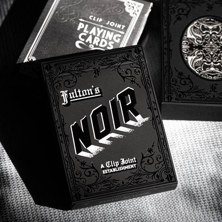 FULTONS Playing Cards - Wholesale Playing Cards - FULTONS NOIR PLAYING CARDS