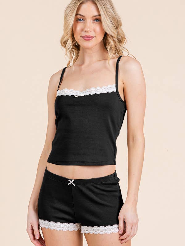 RP54293A - KORT MED BLONDEKANT OG SATINBÅNDSDETALJE for engroshandel hos Heart & Hips