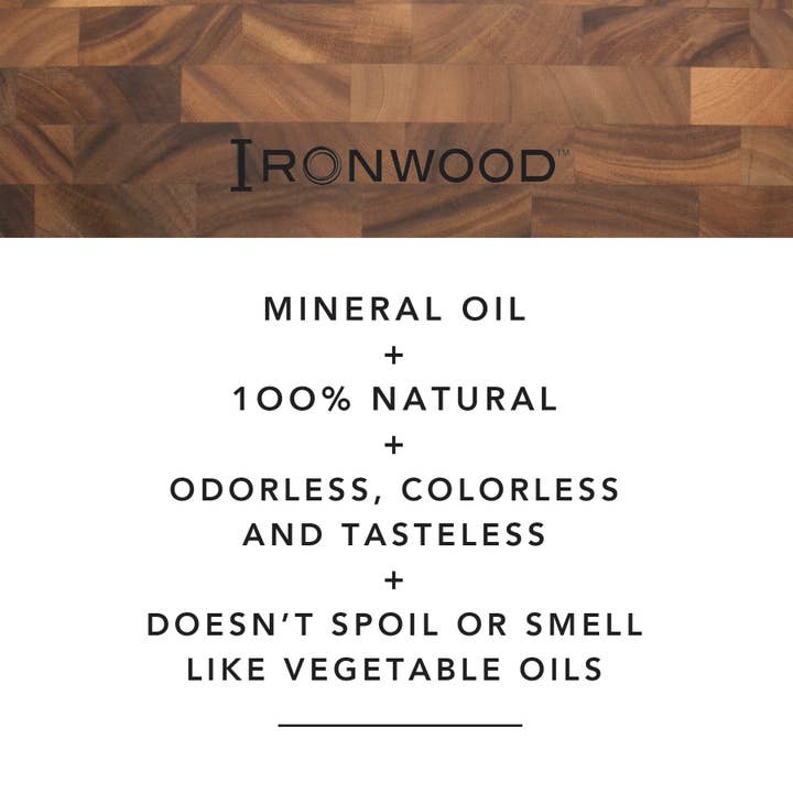 Fox Run Brands - Wholesale Cutting Board - Ironwood Gourmet Butcher Block Oil, 16 oz For Cutting Boards