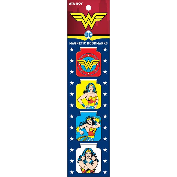 DC Comics Wonder Woman Bookmark Set Magnetic Bookmarks for wholesale by Ata-Boy