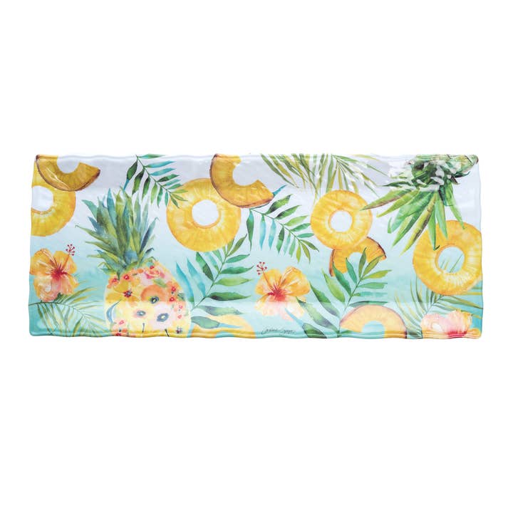 VENTE Bonjour Plateau rectangulaire ananas d'été pour la vente par C&F Home