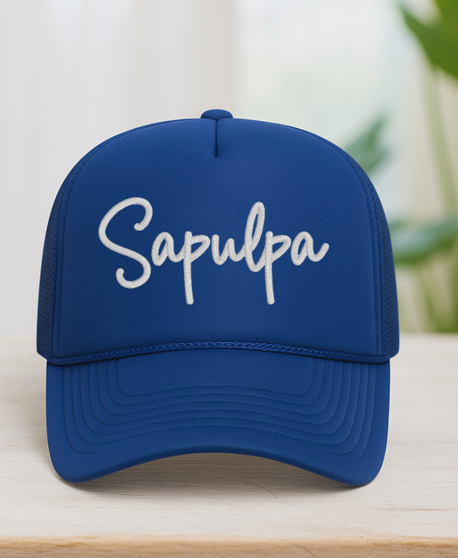 Hillside Threads Wholesale - Wholesale Trucker Hat - Unisex - Custom Embroidered Trucker Hat - Script Font0