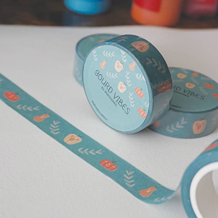 "Gourd Vibes" Pumpkin Tape by Grapehoney for wholesale by grapehoney