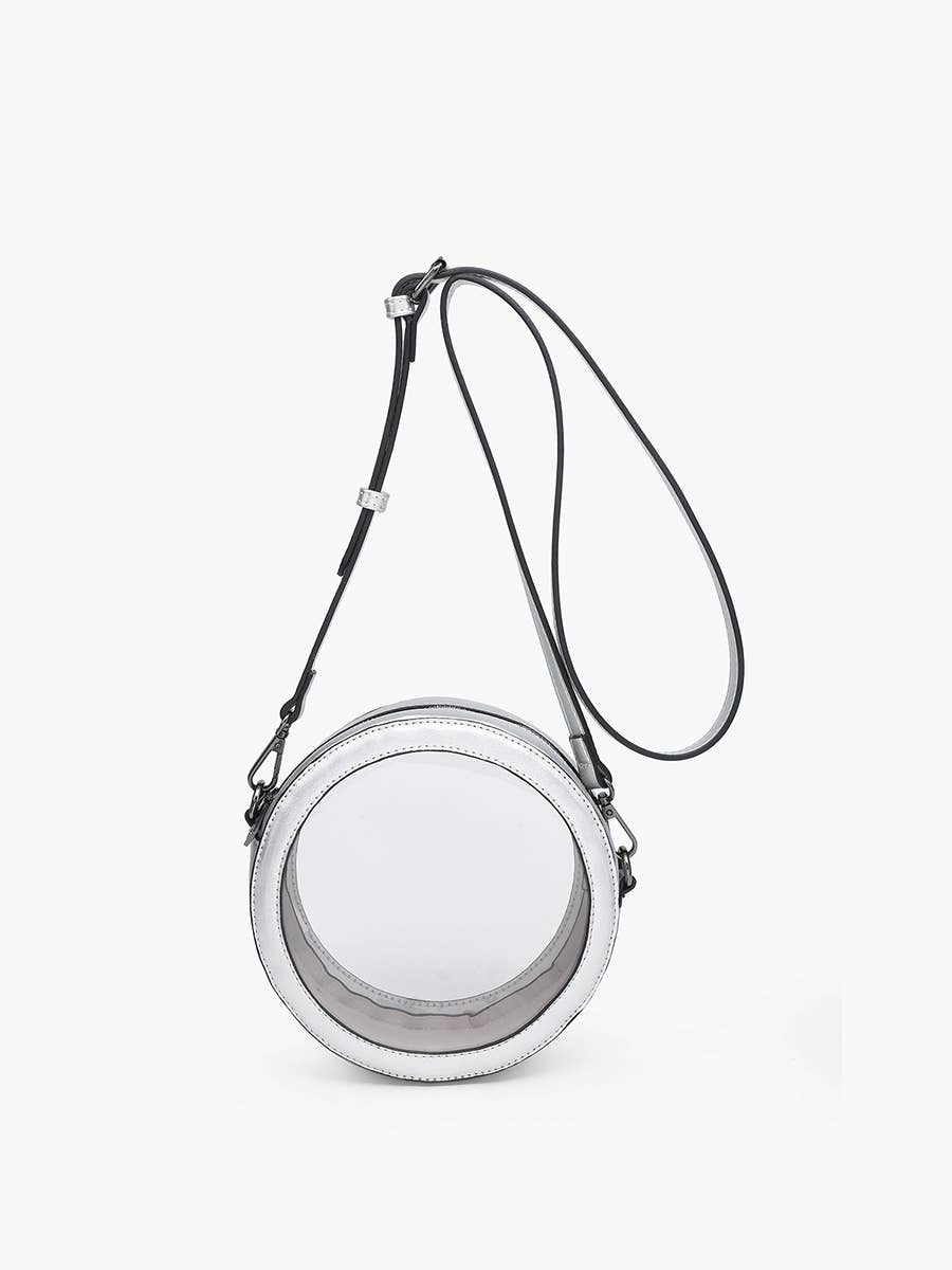 Jen & Co. - Wholesale Crossbody Bag - Women's - M2440CR Lilibet Clear Circular Women's Crossbody Bag7
