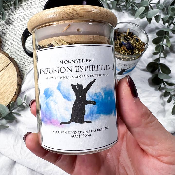 Moon Street Kits - Wholesale Loose Tea - Infusión Espiritual: Té de Hierbas con Glitter Comestible7