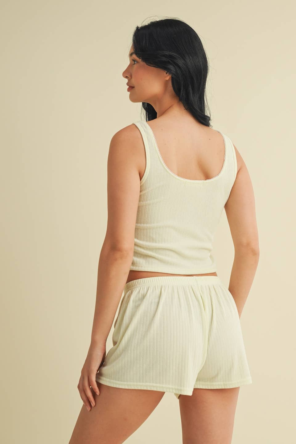 KIMBERLY C - Venta al por mayor Camiseta sin mangas - Mujer - Camiseta de Tirantes Punto Calado Lounge35