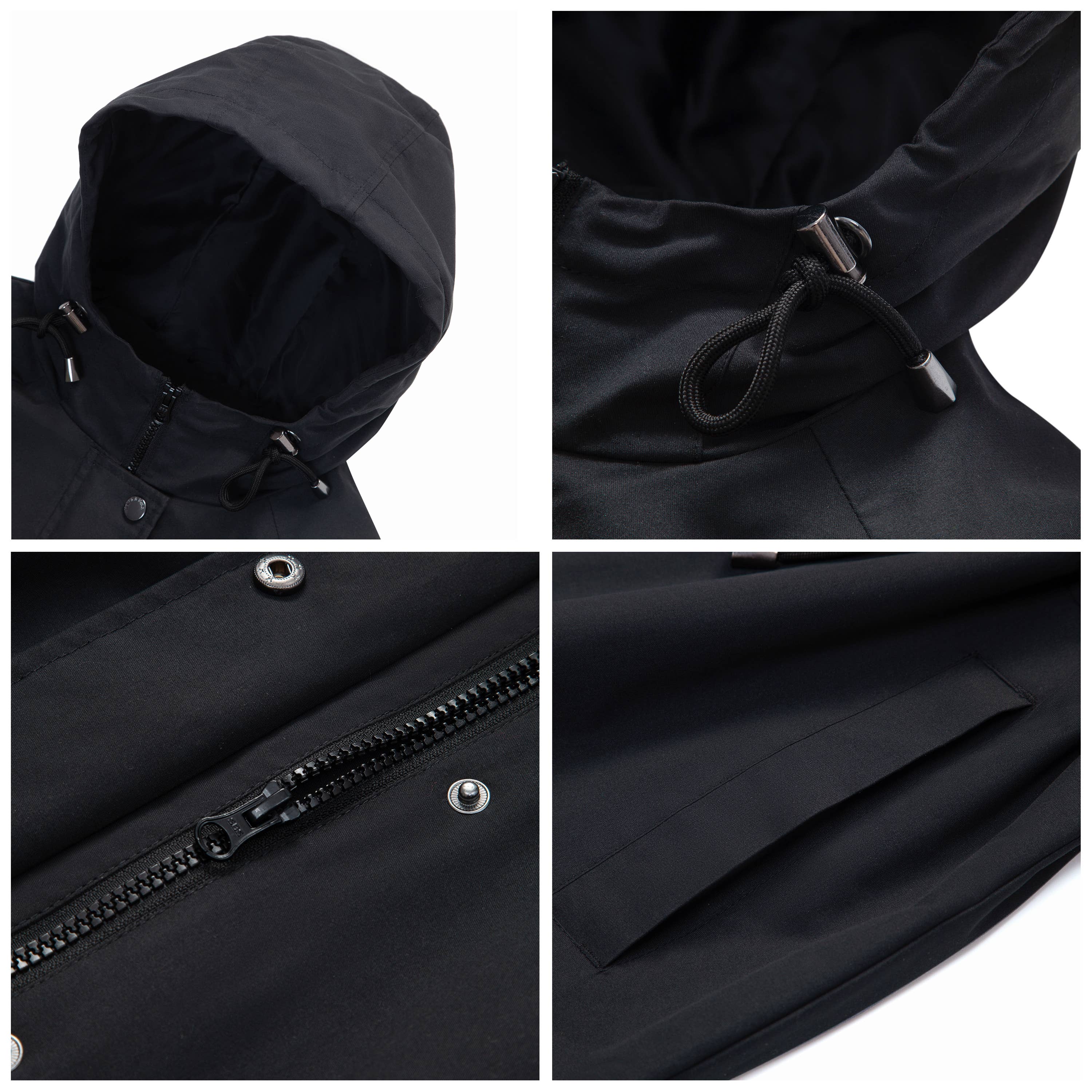 Rokka & Rolla - Wholesale Windbreaker - Women's - Women's Trench Coat Windbreaker Jacket20