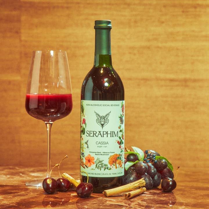 6 Bottles Cassia Bright + Tart, Get 1 Cacao Smooth+Rich Free for wholesale by Seraphim Social Beverage