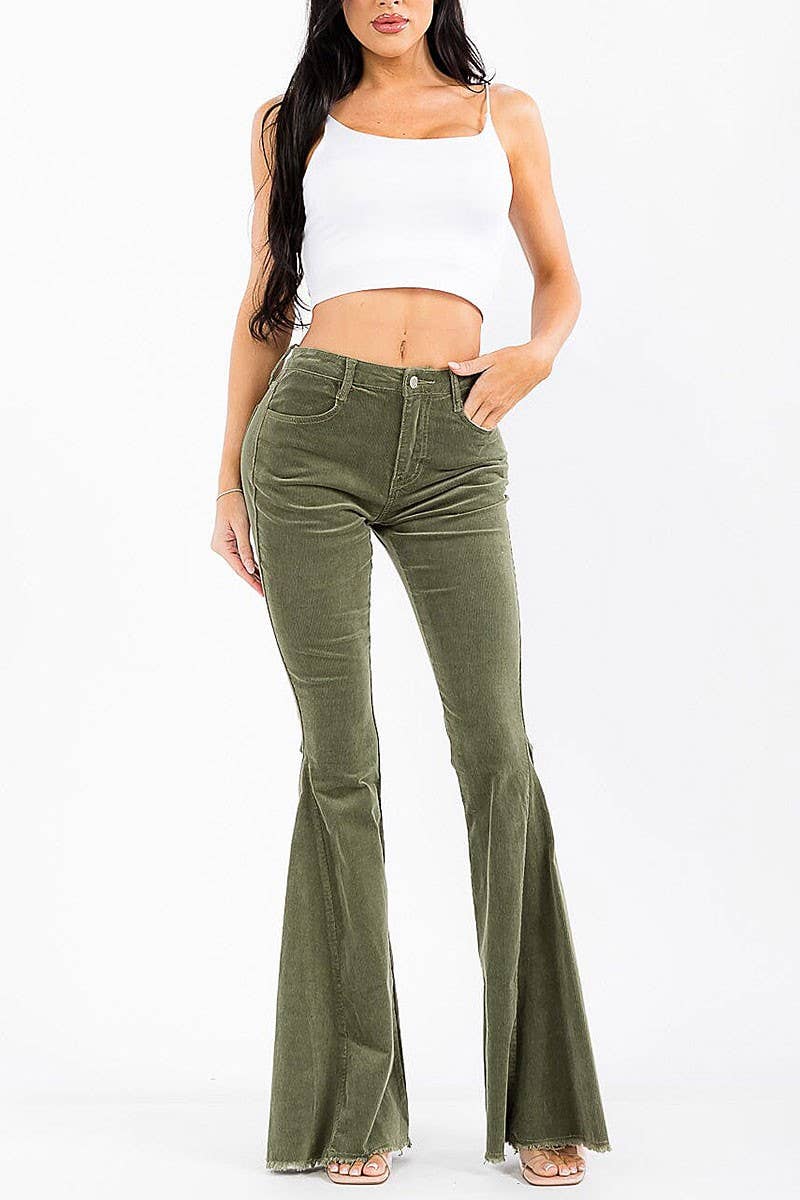 ROUSSEAU – Engroshandel Bukser - Dame – BUKNAPPER LOMMER BELL-BUKSEFLØJLSBUKSER6