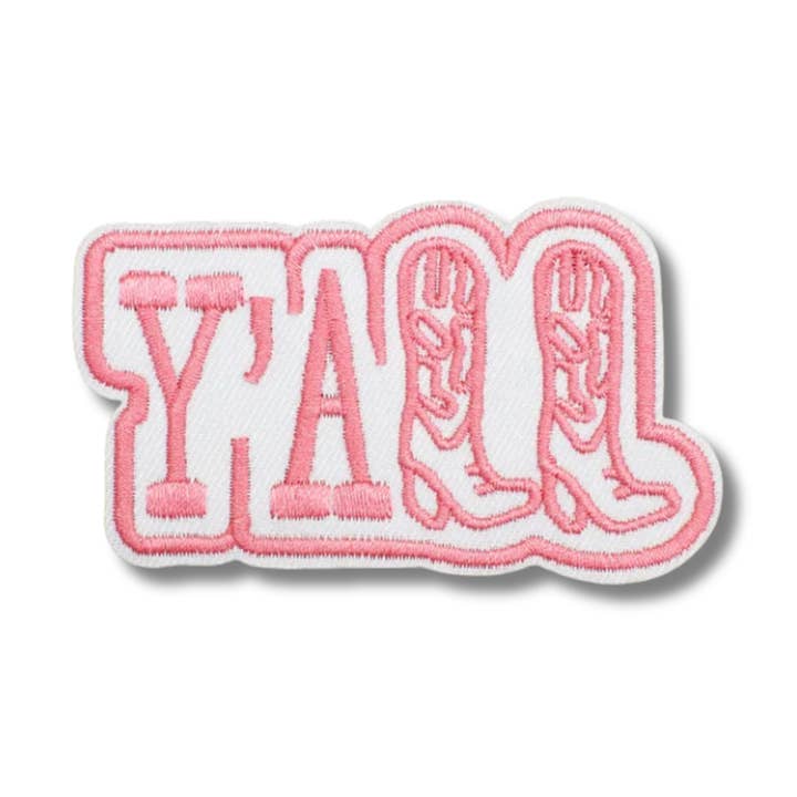 Parche bordado para planchar "Y'all Boots" para venta al por mayor de Love, Paige Designs