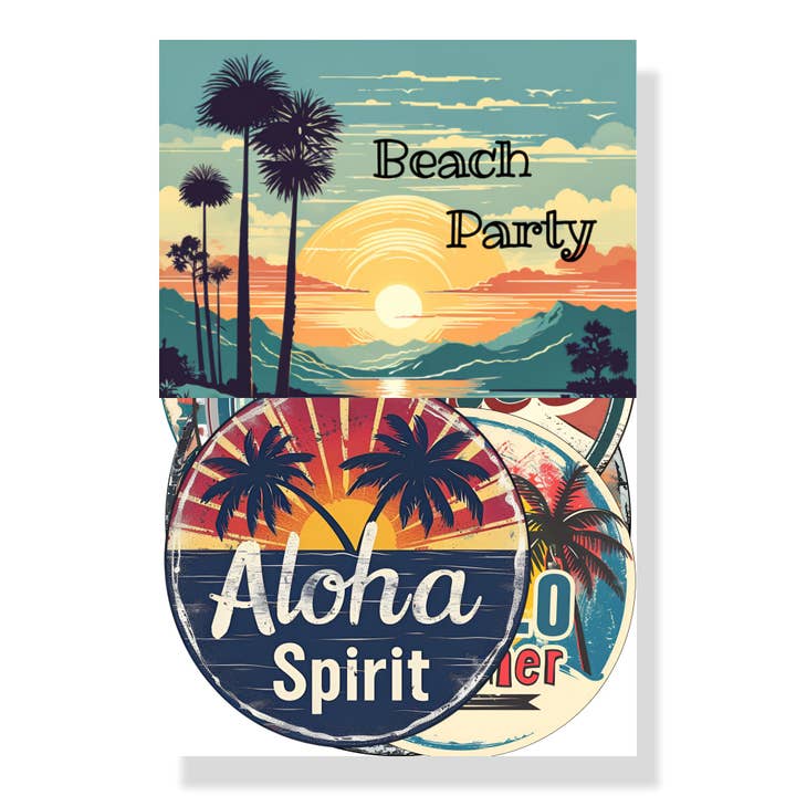 Beach Party Collection Laser Cut Scrapbook Ephemera Embellishments by SSC Designs - 3 Packs for wholesale by SSC Wholesale