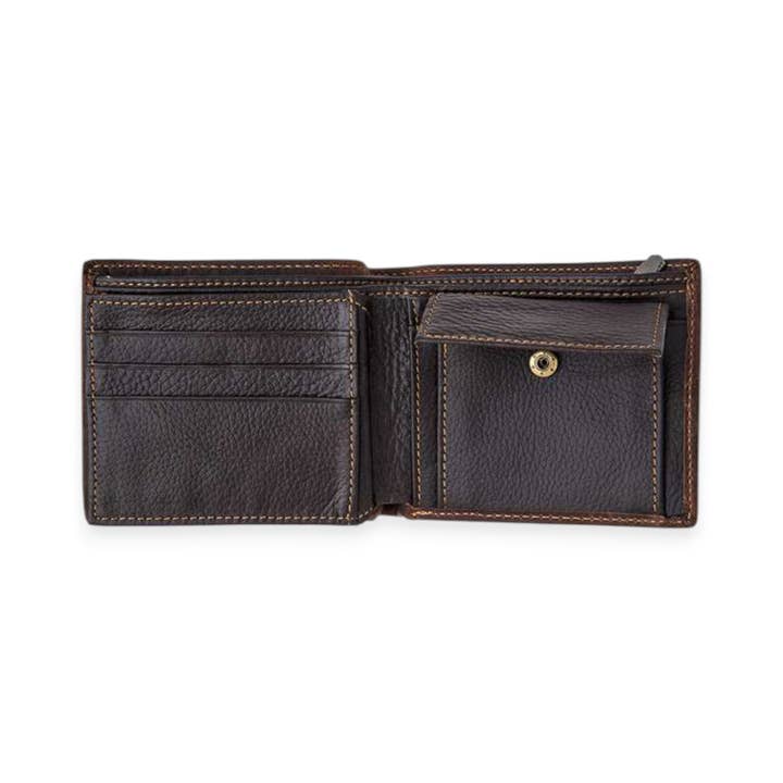 Brown Horse Embossed Genuine Leather Wallet for wholesale on Faire5