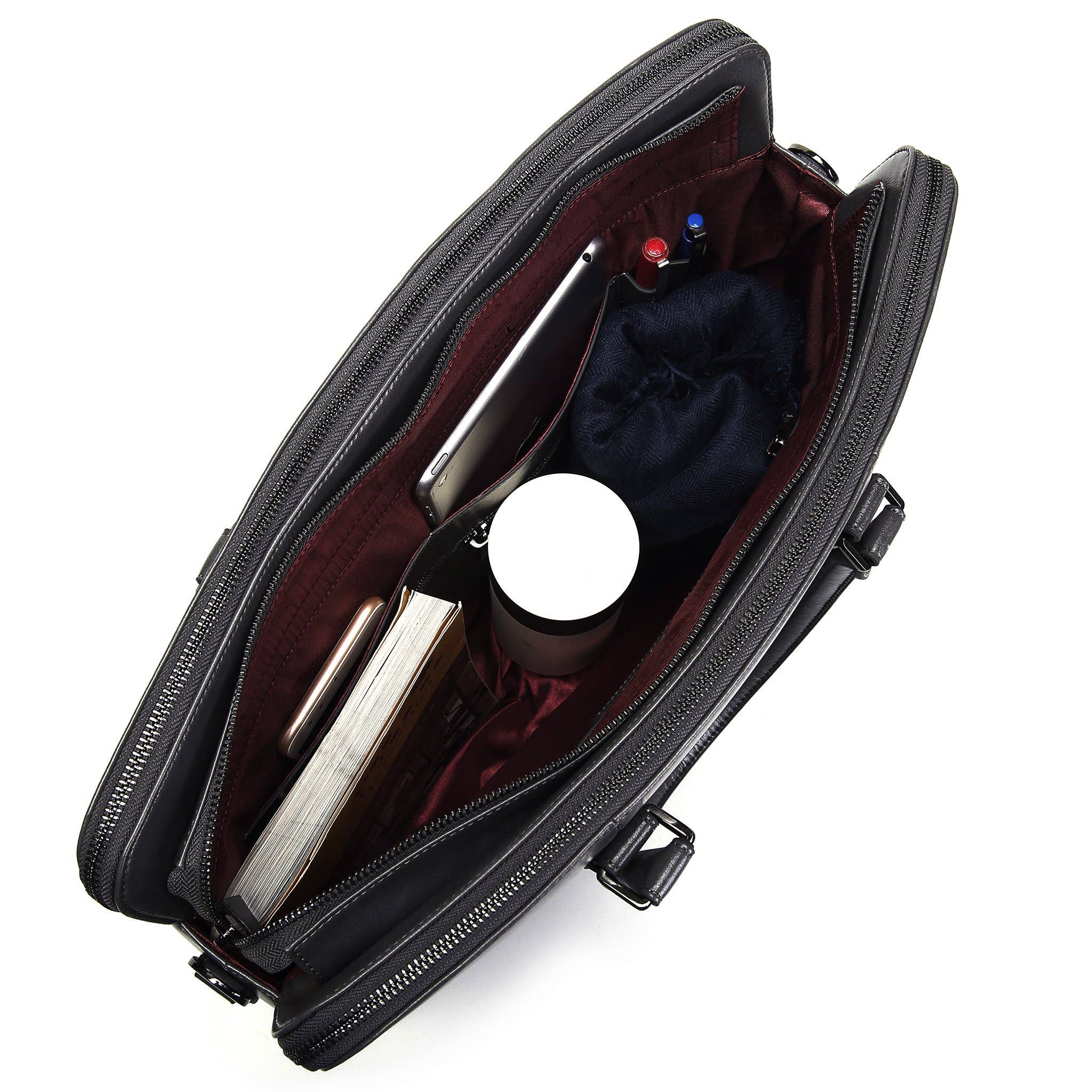 Doshi.Shop – Großhandel Aktentasche – Damen – Große klassische vegane Aktentasche für Damen5