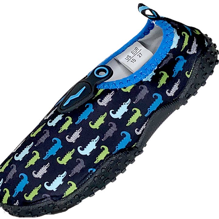 NORTY Toddler Boys 5-10 Water Shoe Black Gator Prepack for wholesale by The Norty Brand